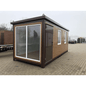 Bürocontainer 6 x 2,40 – Holzfarbe
